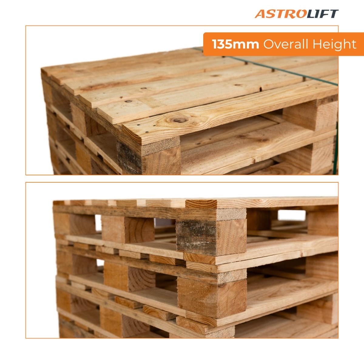 Buy 4-Way Wooden Pallets in Construction and Roading available at Astrolift NZ